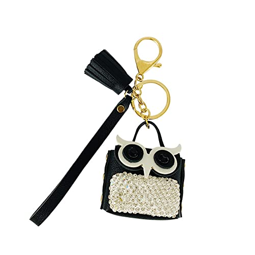 Ciondolo Borsa Gufo Femminile Auricolare Bluetooth Custodia Protettiva Ciondolo Piccola Borsa Portachiavi Auto