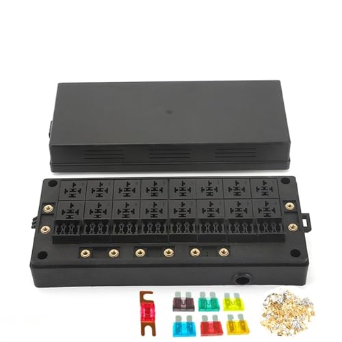Boîte de contrôle 24 voies et 16 relais 12V 24V pour projet audio et phares Touring