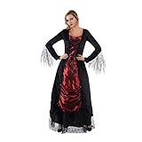 Chaks Disfraz de Vampiresse Serina para mujer (negro/rojo, L)