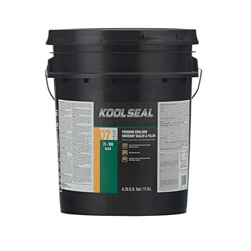 KOOL SEAL® KS0073900-20 Premium Emulsion Driveway Sealer 7 Year, Black - 5 gal.