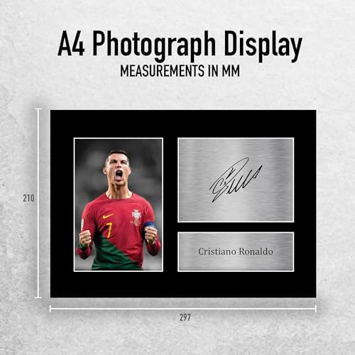 HWC Trading Cristiano Ronaldo Portugal Gifts Printed Signed Autograph Picture for Football Fans and Supporters - A4 - Image 2