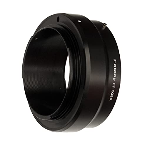 Fotasy Adaptador de objetivo Contax Yashica C/Y a montura Canon EOS RF, compatible con cámaras Canon EOS R RP Ra R3 R5 R6 R7 R10 miniatura 4