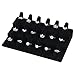 Bocar Black Velvet Finger Ring Display Showcase Organizer Holder Jewelry Storage Counter (18JZZ)