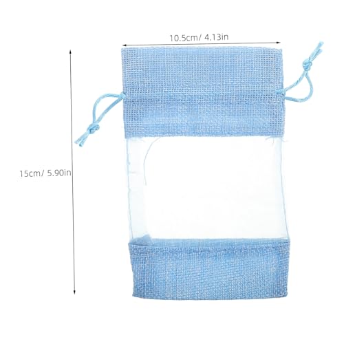 Bolsas de sachet vacías con cordón lavanda 10 pcs miniatura 2