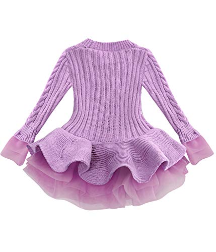 Image of FKKFYY Long Sleeve Fall Sweaters for Girls
