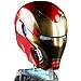 CRFANSHIRT Iron MK50 Helmet Voice Control Wearable Cosplay Electronic Open/Close LED Eyes Mask Model Prop Gold
