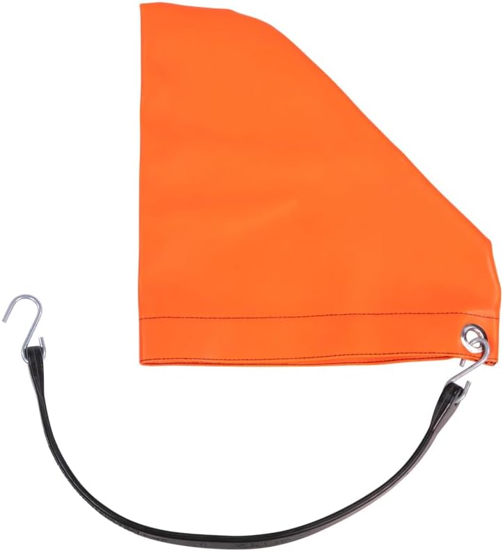 Capa protetora para escapamento de turbo Mytee Products Turbo Saver laranja para até 7" – com cinta de borracha de 21"