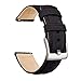Ritche Christmas Stocking Stuffers 20mm Sailcloth Wristbands Watch Strap, Quick Release Sailcloth Watch Band Padding Design Watch Bands for Men Women