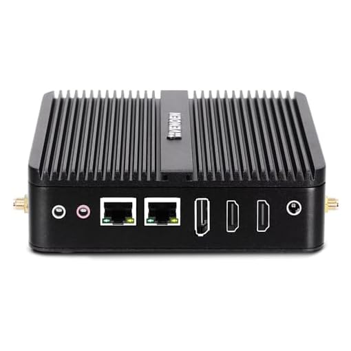 VENOEN Mini PC sin Ventilador de 12ª generación Celeron J6412, Mini Desktop pc, Windows 11, NO RAM NO SSD, Doble HD-MI, DP, 3 Pantallas, 2 RJ45 LAN, USB3.0, RS232 COM, WiFi de Doble Banda, BT4.2 - Imagen 8