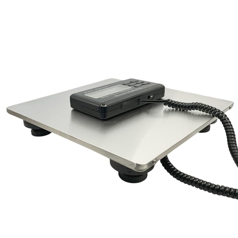 Pesa pacchetto mobile professionale, 150 kg, vassoio in acciaio