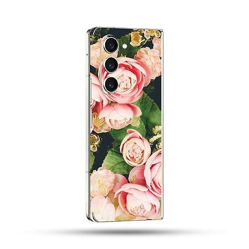 Image of MightySkins Skin Compatible with Samsung Galaxy Z Fold 5 Full Wrap - Faded Roses | Protective, Durable, and Unique Vinyl Decal wrap Cover | Easy to Apply, Remove, and Change Styles | Made in The USA