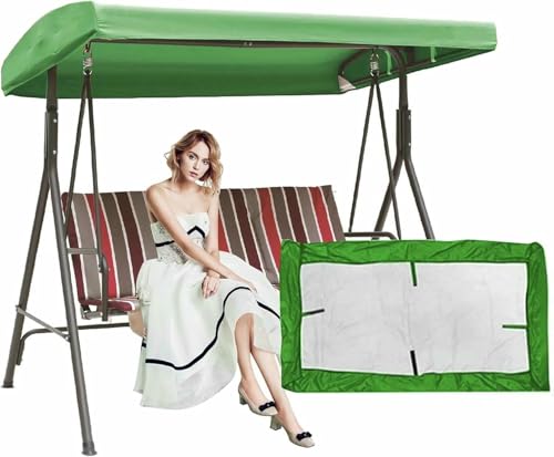 Toldo de columpio de patio impermeable para renovar techos dañados de 3 plazas 2