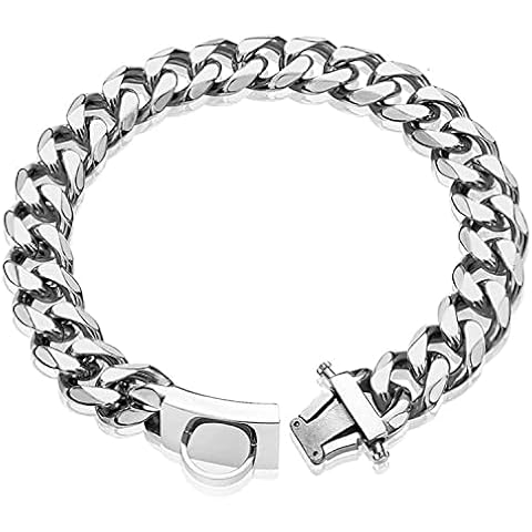 YOTHIWAD Hundehalsband aus Metall mit Sicherer Schnalle Cover