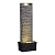 Water Fountain Outdoor, Floor Standing LED Illuminated Water Flow Elegant Water Fountain Pump 38.5" with Pebble Base for Garden, Patio and Yard (24372)