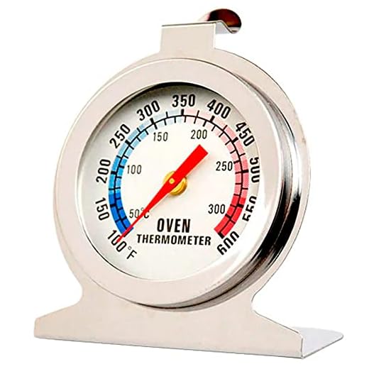 Termômetro Analógico Forno 300° Inox Com Base