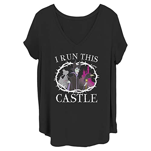 T-shirt Disney Princesses coupe confortable grande taille 1X pour éviter les hauts serrés
