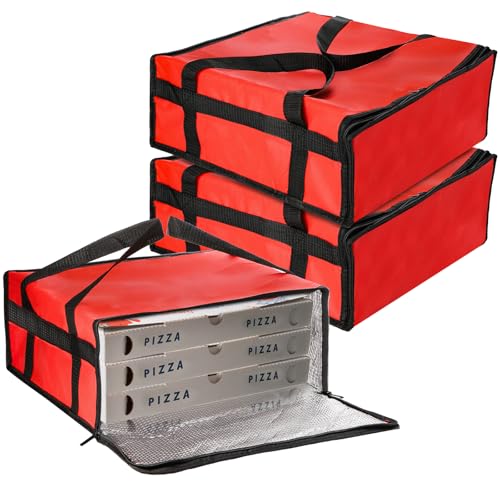 ZEAYEA 3 Pack Pizza Bags for Delivery, 20