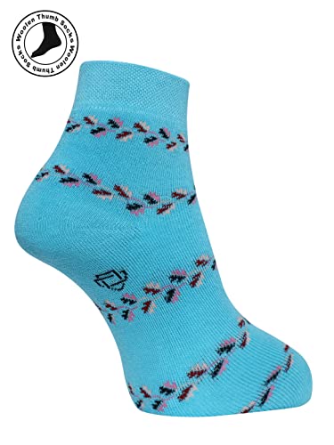 Image of Dollar Ankle Length Socks For Women (Pack of -3) In Assorted Color
