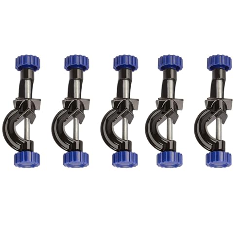 SEIWEI 5 Pcs Cross Clip Double Top Wire Kit Jig Lab Stand Fixture Adjustable Aluminum Clamp Holder Plastic