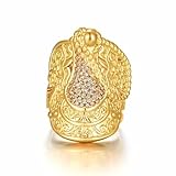 Unrivaled Luxury: Experience the epitome of opulence with our Premium Heavy Gold XXXL Saddle Ring, meticulously crafted to emulate the look and feel of real gold costing thousands. Impressive Weight: Make a bold statement with the ring's substantial ...