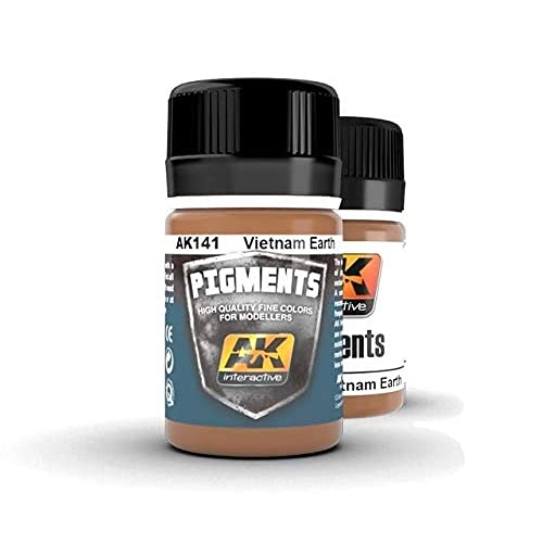 AK-Interactive AK 141, Vietnam Earth Pigment - 35 GM / 1.23 Oz Jar - Model Building Paints and Tools # AK41 -  AK141