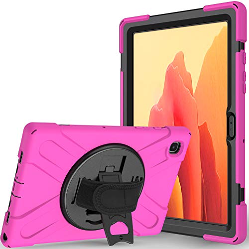 Coque Samsung Tab A7 10.4 2020 rose pour enfant et parent serein
