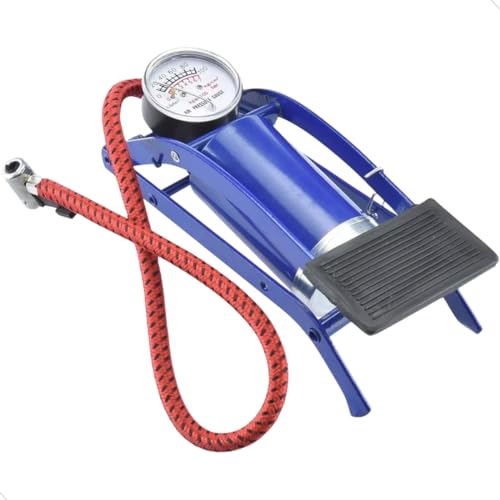Bomba De Ar Com Pedal De Encher Bola E Pneus Bike Carro Mundo Compras Mundo Compras