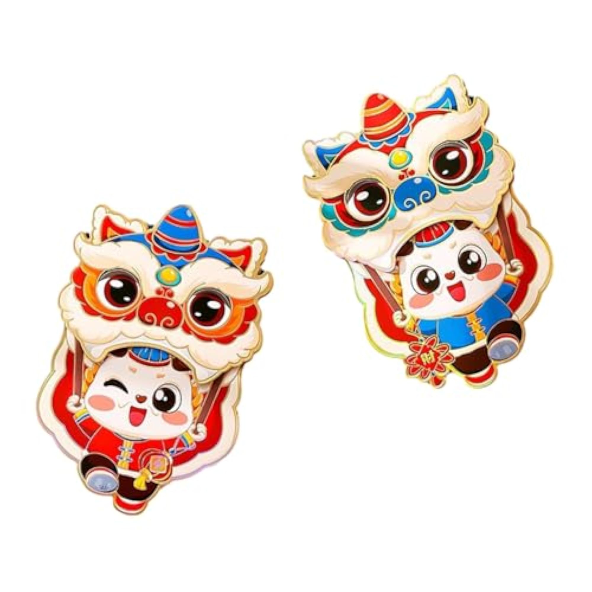 2 Pieces 2024 Chinese New Year Decoration