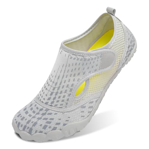Image of L-RUN Barefoot Water Shoes Women Mens Aqua Sock Athletic Hiking Water Sports Shoes for Swim Beach Pool Sand Diving Walking