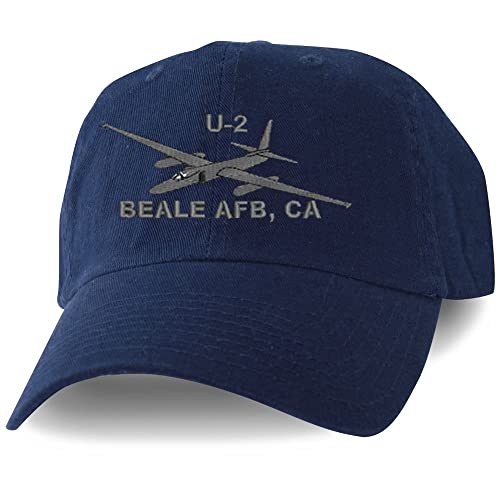 Gorra bordada U-2 Beale AFB azul miniatura 1