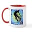 White/Red Inside - BMX Mug