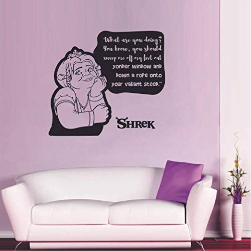 Vinilo Decorativo Wall Art Cita Película Shrek 40x40 in miniatura 2