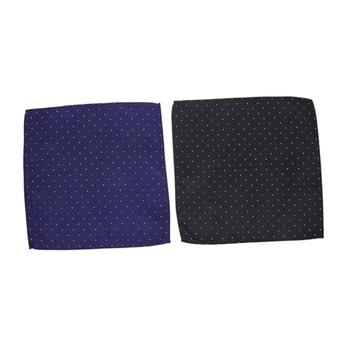 Beavorty 2pcs Pocket Squares for Men Elegant Skin Friendly Handkerchiefs for Weddings Business Meetings Casual Occasions Gentlemen