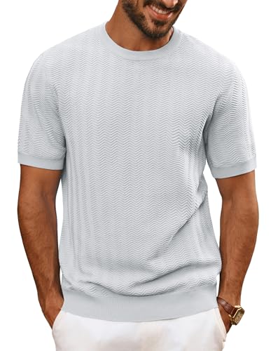 T-shirt en tricot pour homme PJ PAUL JONES : le confort d'un haut à manches courtes au quotidien