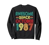 Photo Gallery fantastico dall ottobre 1987, 38° compleanno funny vintage felpa Photo Gallery fantastico dall ottobre 1987, 38° compleanno funny vintage felpa
