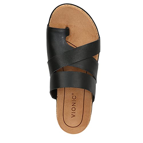 Vionic Luelle Women's Slide Orthotic Sandals Black - 6.5 Medium #TOP2