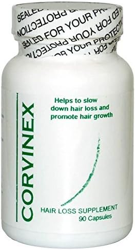 Corvinex Hair Vitamin Supplement | w/ DHT Blocker, Biotin, Saw Palmetto Extract, Folic Acid, Niacin | Supports Healthy Hair Growth Faster, Thicker, and Stronger.