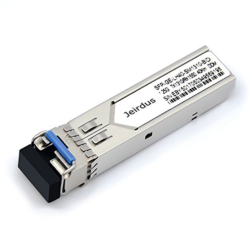 Image of for Cisco GLC-BX-U40 and GLC-BX-D40 1.25G SFP Module BIDI WDM Transceiver 40KM Simplex LC DDM (1Pair)