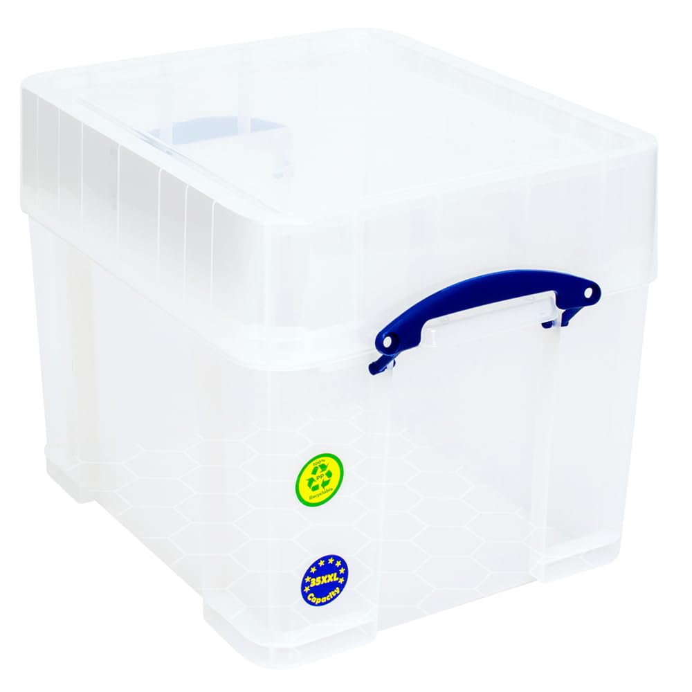 Really Useful Box Pack de 4 unidades de 35 litros XXL – 480 x 390 x 375 mm