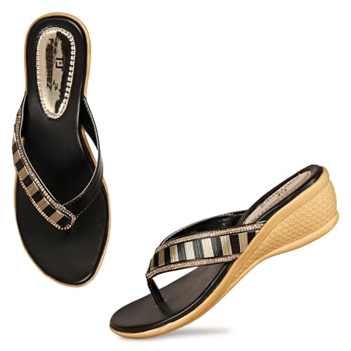 Image of Footshez womens F-1292-black 42Fashion Slippers