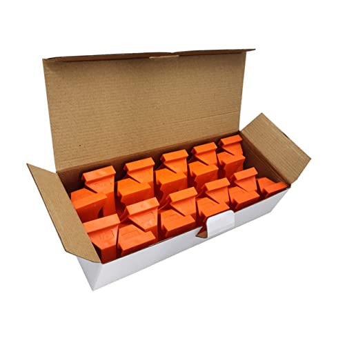 Espaciadores Zerodeko de suelo laminado naranja de 20 piezas para instalacion de tarima flotante