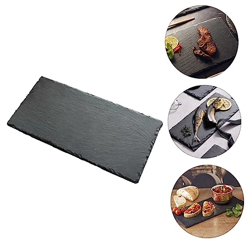 Platos para sushi y postre con diseño negro PRETYZOOM miniatura 7
