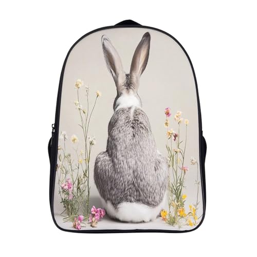 Sac à dos lapin personnalisé pour les sorties d'école et voyages en famille