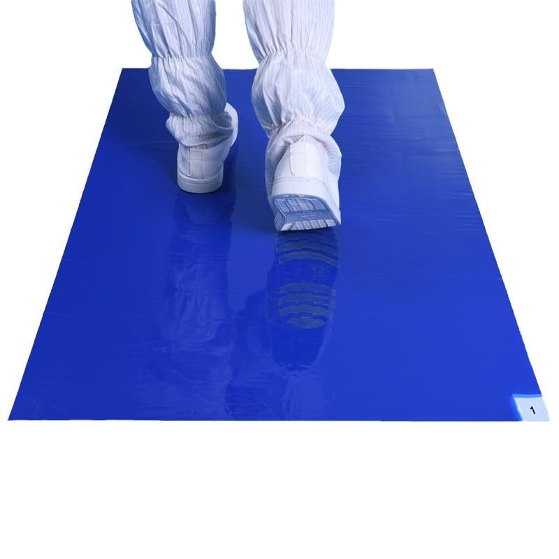 Tapis de sol adhésif anti-poussière bleu pour protéger vos pièces techniques - 4
