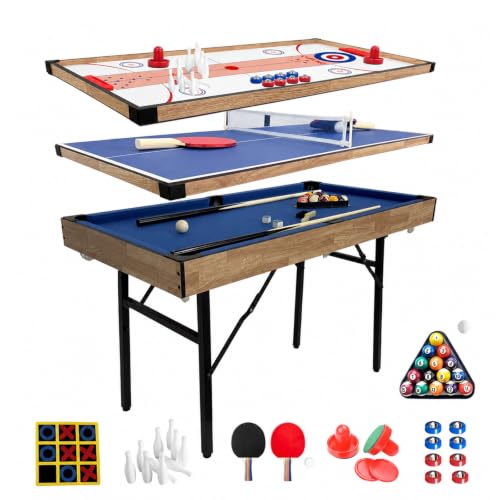 TRUIHUA 6 in 1 Multi Game Table