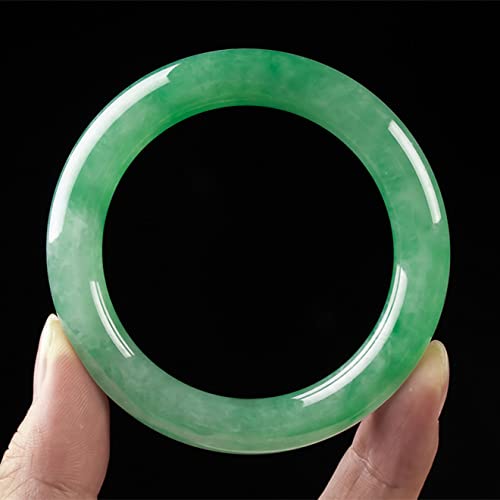 Bracelet en Jade Vert 58mm : Le Jonc Idéal pour Sublimer vos Tenues Chic