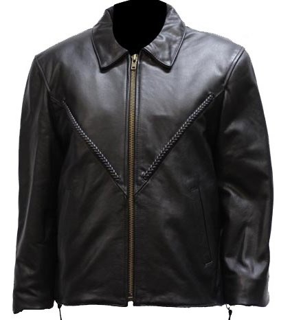 Billys Biker Gear Womens Leather Motorcycle Jacket, Z/O Lining and Braid (Size 4XL, 4X-Large)
