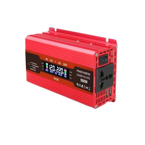 Alimentation à découpage 500W 1000W modèle LCD bi-tension 12V 24V conversion onde sinusoïdale