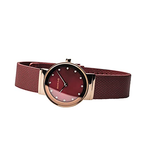 Image of Bering Women's Quartz Movement Watch - Classic Collection with Stainless Steel and Sapphire Glass 10126-XXX