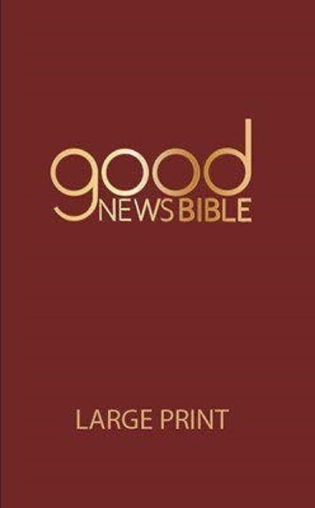 GOOD NEWS BIBLE LARGE PRINT Paperback – Import, 1 January 1900